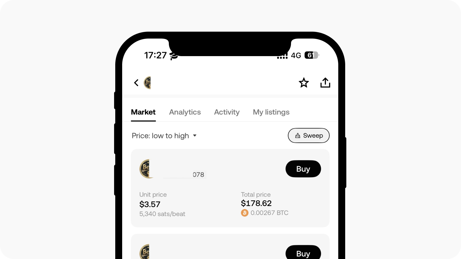 App NFT BRC20 Buy