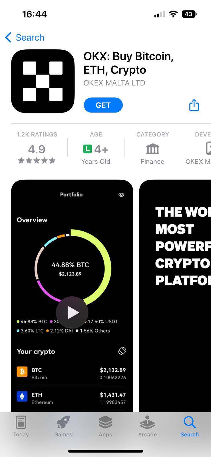 Download the OKX app