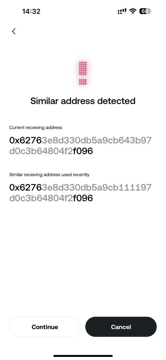 Similar address scams