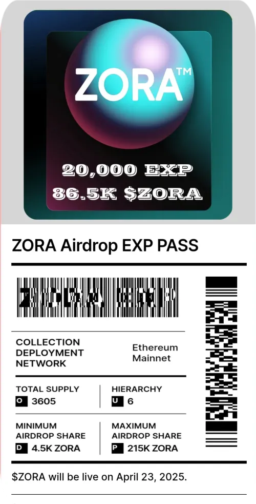 Airdrop-20000 EXP PASS #6