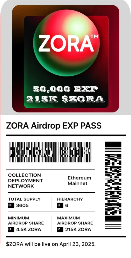 Airdrop-50000 EXP PASS #7