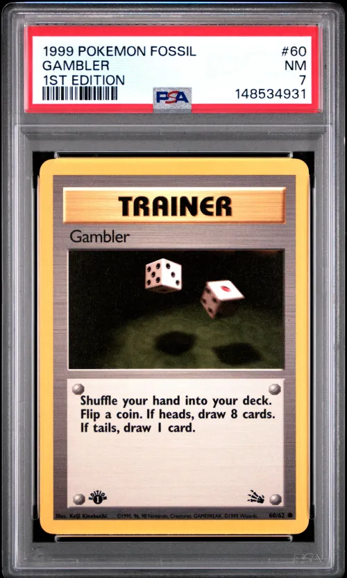 1999 #60 Gambler 1st Edition PSA