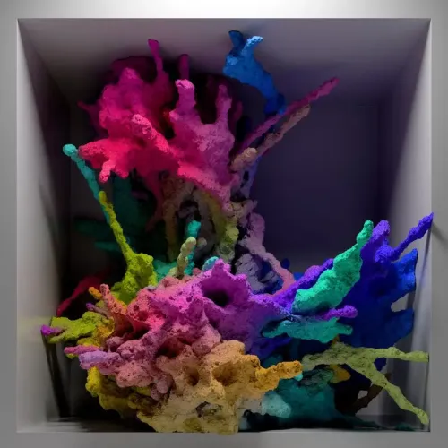 Machine Hallucinations - Coral - Artificial Reef  #289