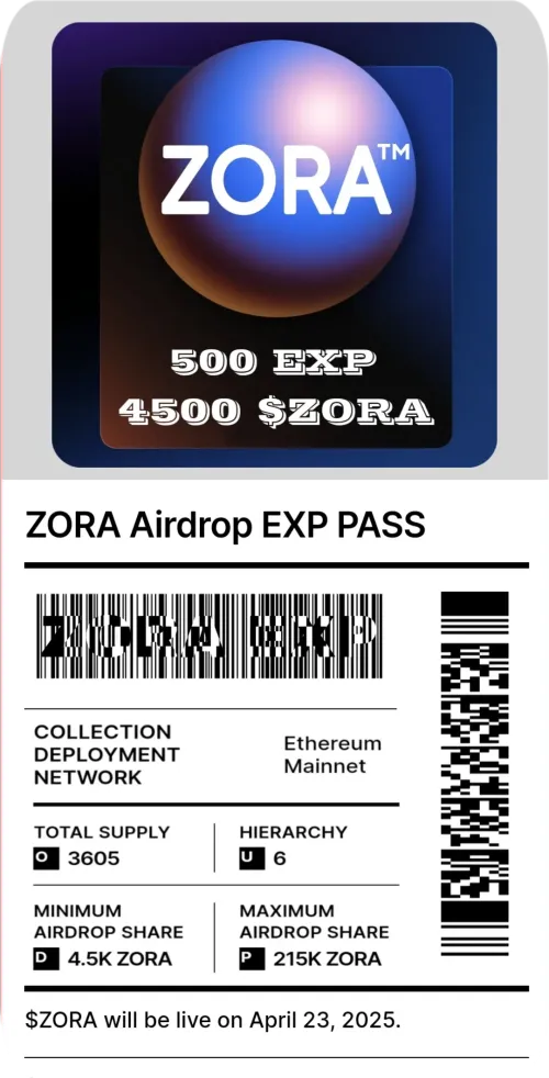 Airdrop-500 EXP PASS #2