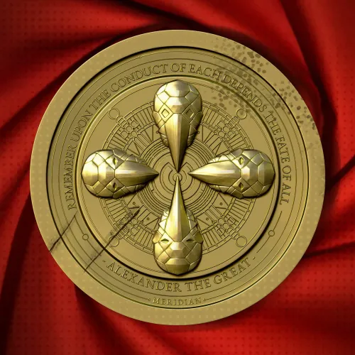 GoldCompassMedallion #31