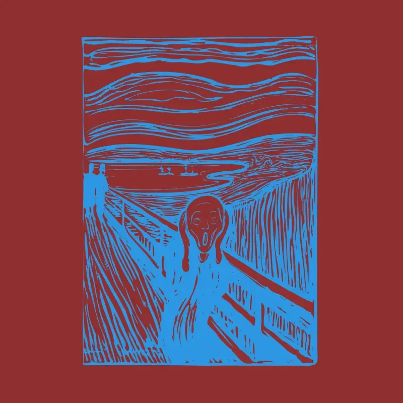 Scream Lithograph #58 (#80467234)