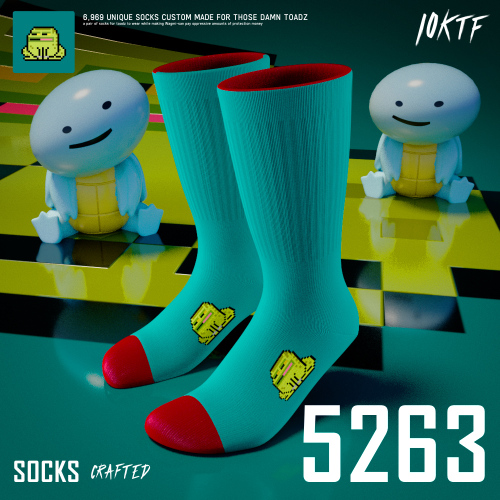 Toadz Crew Socks #5263