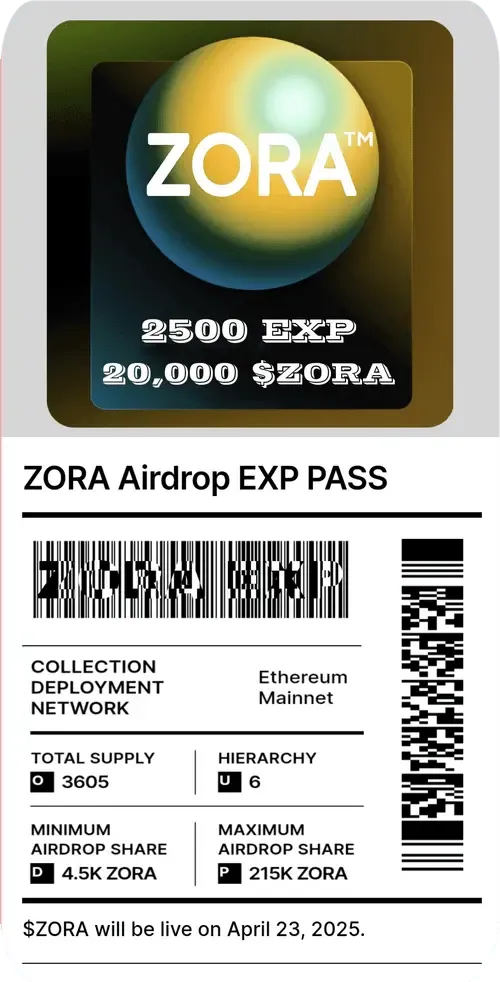 Airdrop-2500 EXP PASS #3