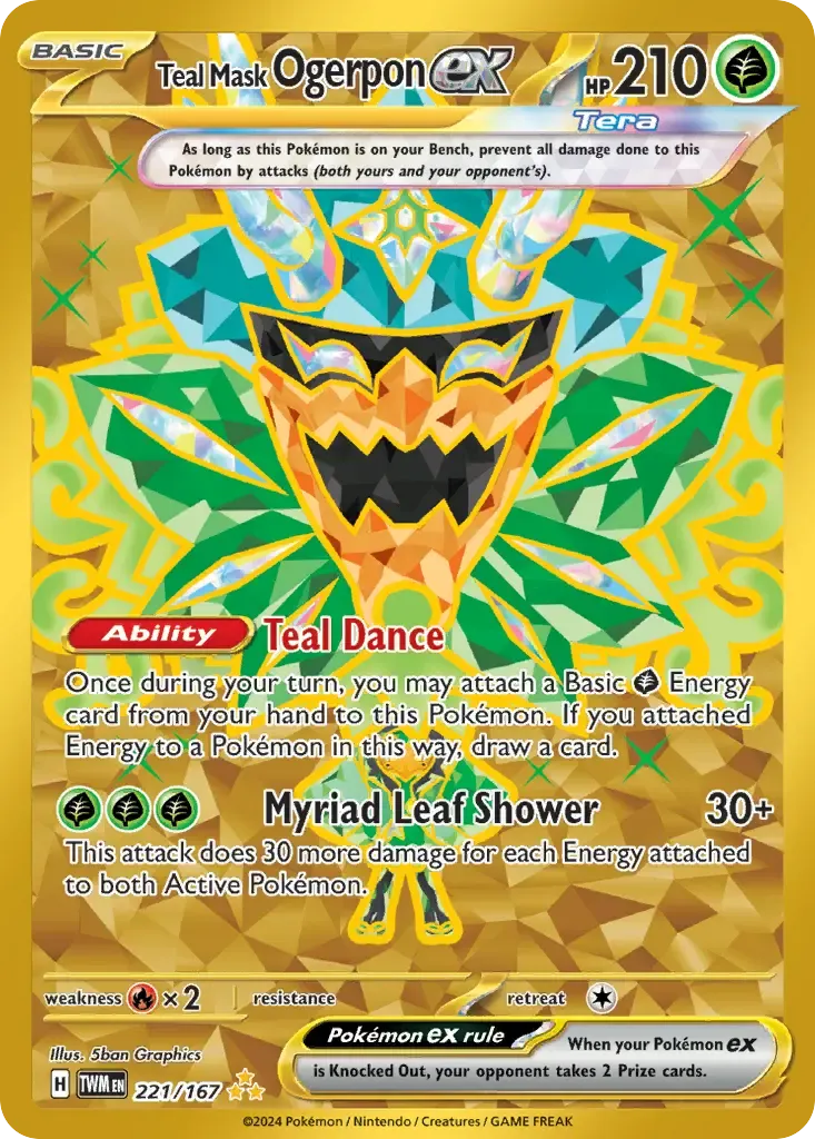 Teal Mask Ogerpon ex #18