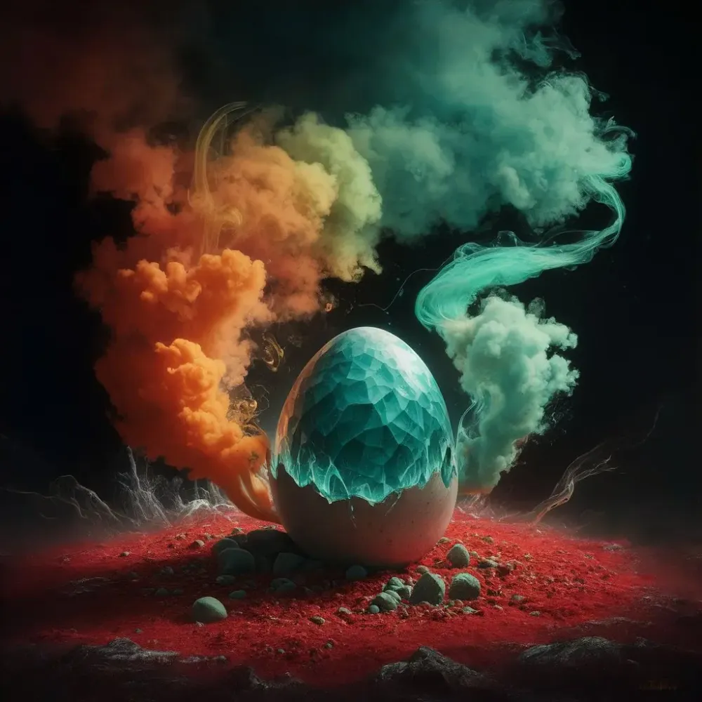 Smoking Egg #58