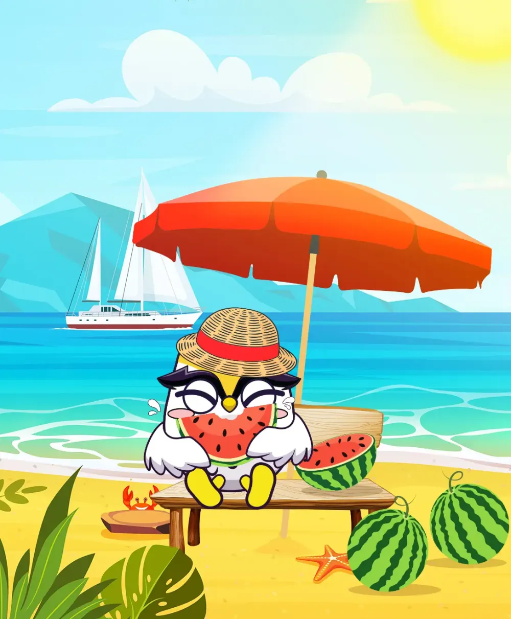 Owlmazing Summer: Watermelon #168