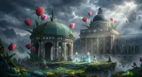 Sky Garden of the Tulip Runes