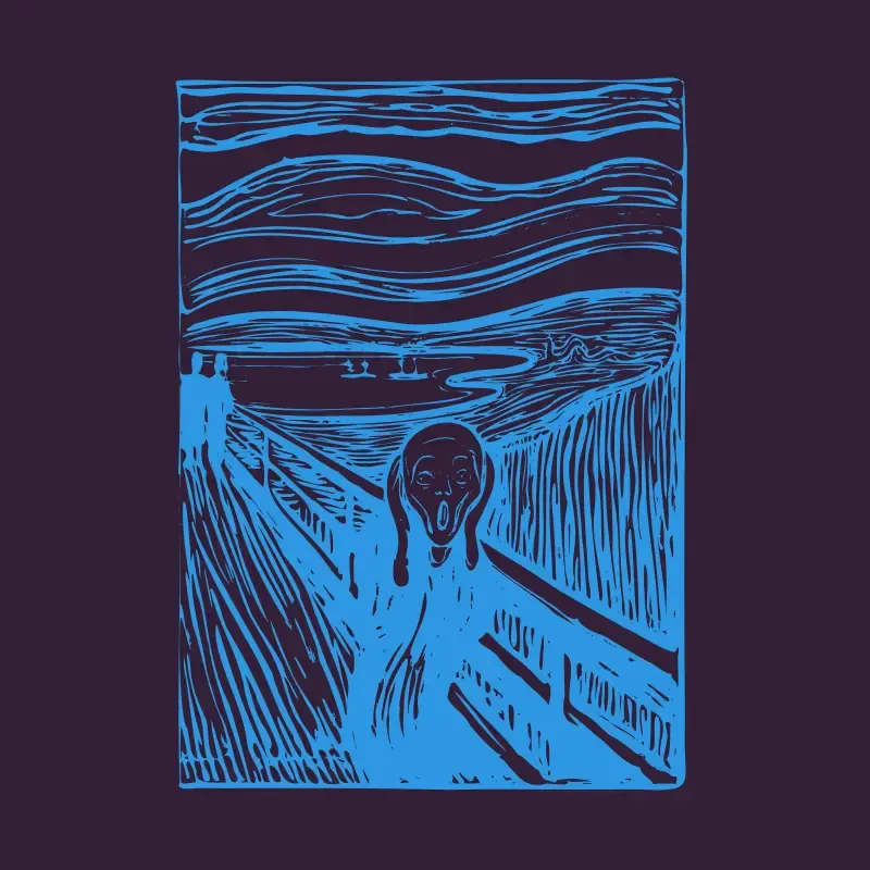 Scream Lithograph #56 (#80467150)
