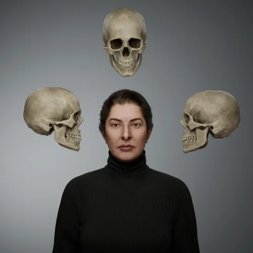 Portrait with Skulls #240