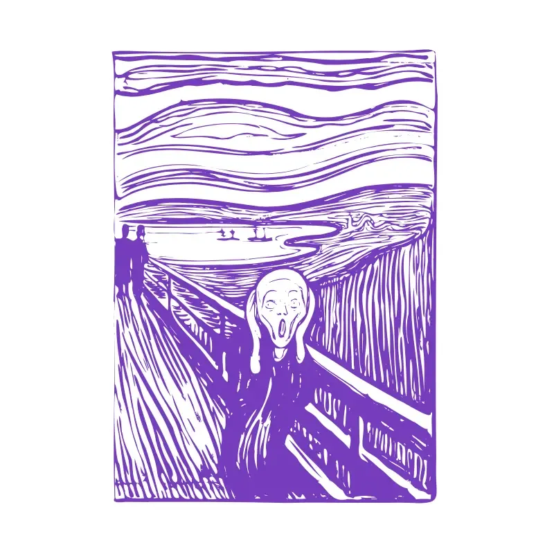 Scream Lithograph #63 (#80467208)