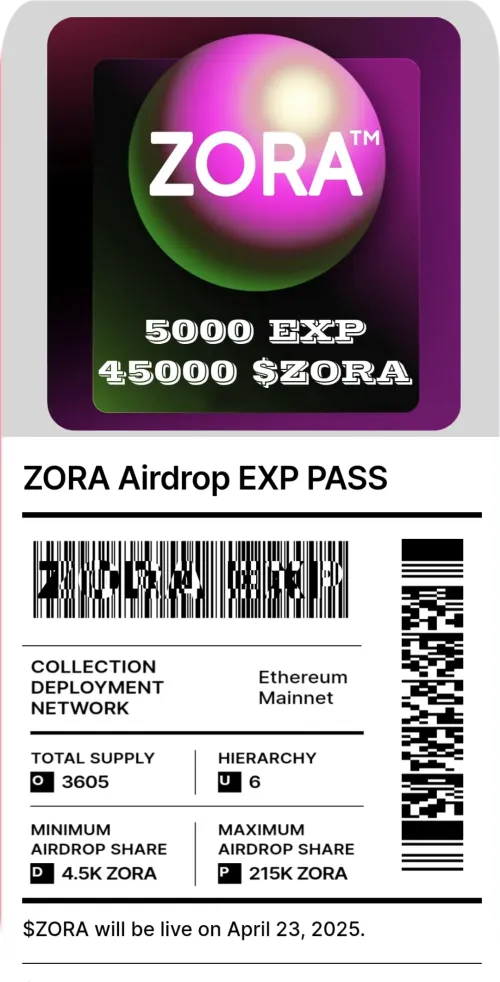 Airdrop-5000 EXP PASS #4