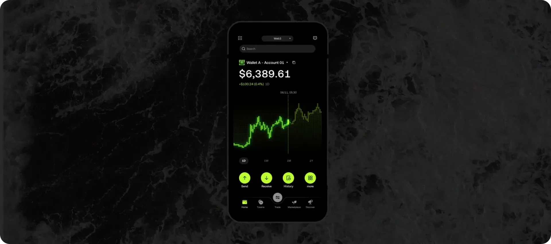 Yksi kryptolompakko, yli 130 natiiviketjua